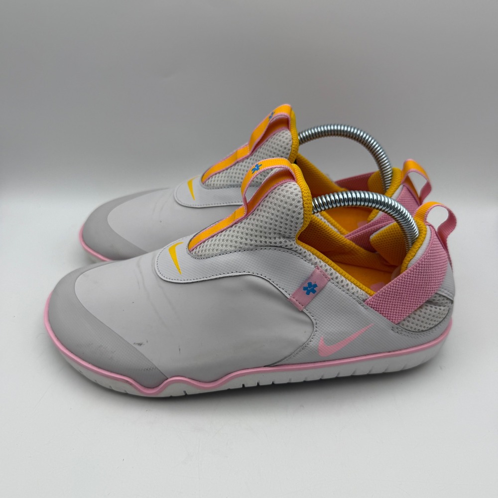 Nike Air Zoom Pulse Shoes Women Size 8 Grey Pink Yellow CT1629-002 Slip On